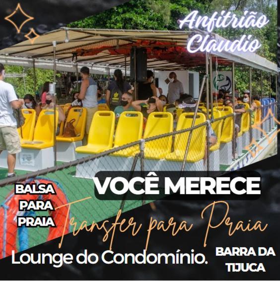 Barra Da Tijuca - 9 - Flat Premium Com Cozinha, Fogao Cooktop, Geladeira Grande, Smart Tv Grande, Lindo E Muitissimo Confortavel, Balsa A Gratis E Estacionamento Gratuito Appartement